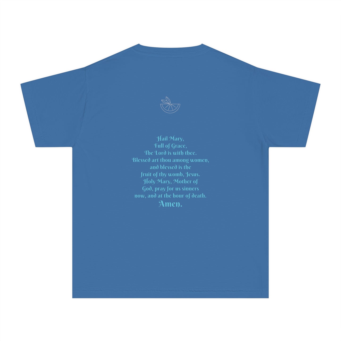 Hail Mary FoG w/prayer Youth Midweight Tee