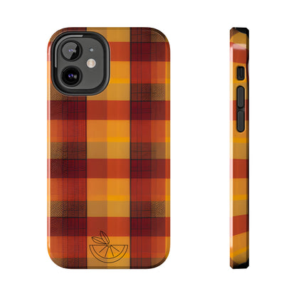 Vintage Fall Plaid HLC Tough Phone Cases