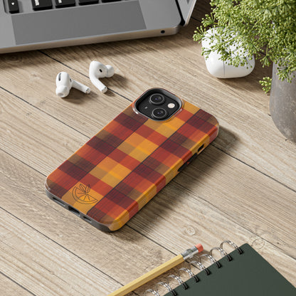 Vintage Fall Plaid HLC Tough Phone Cases