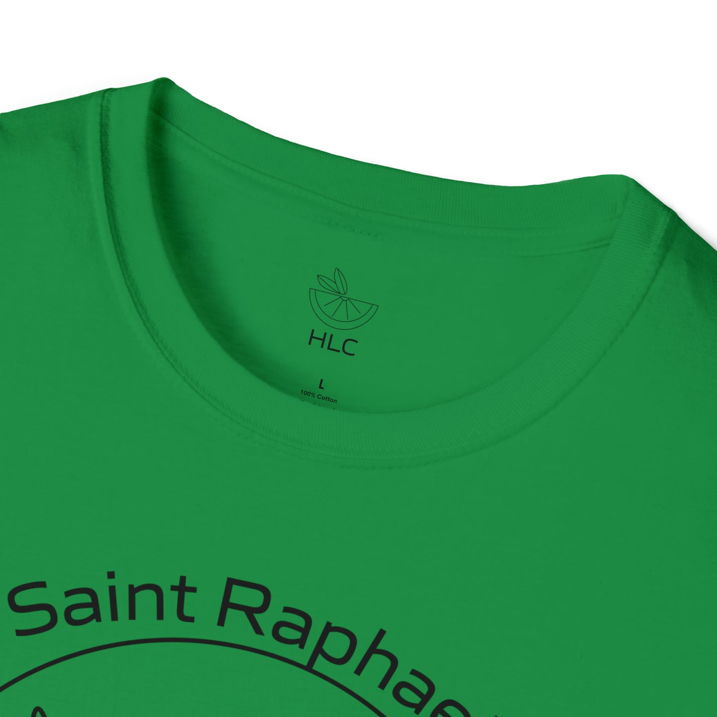 Archangel Saint Raphael w/ prayer Unisex Softstyle T-Shirt