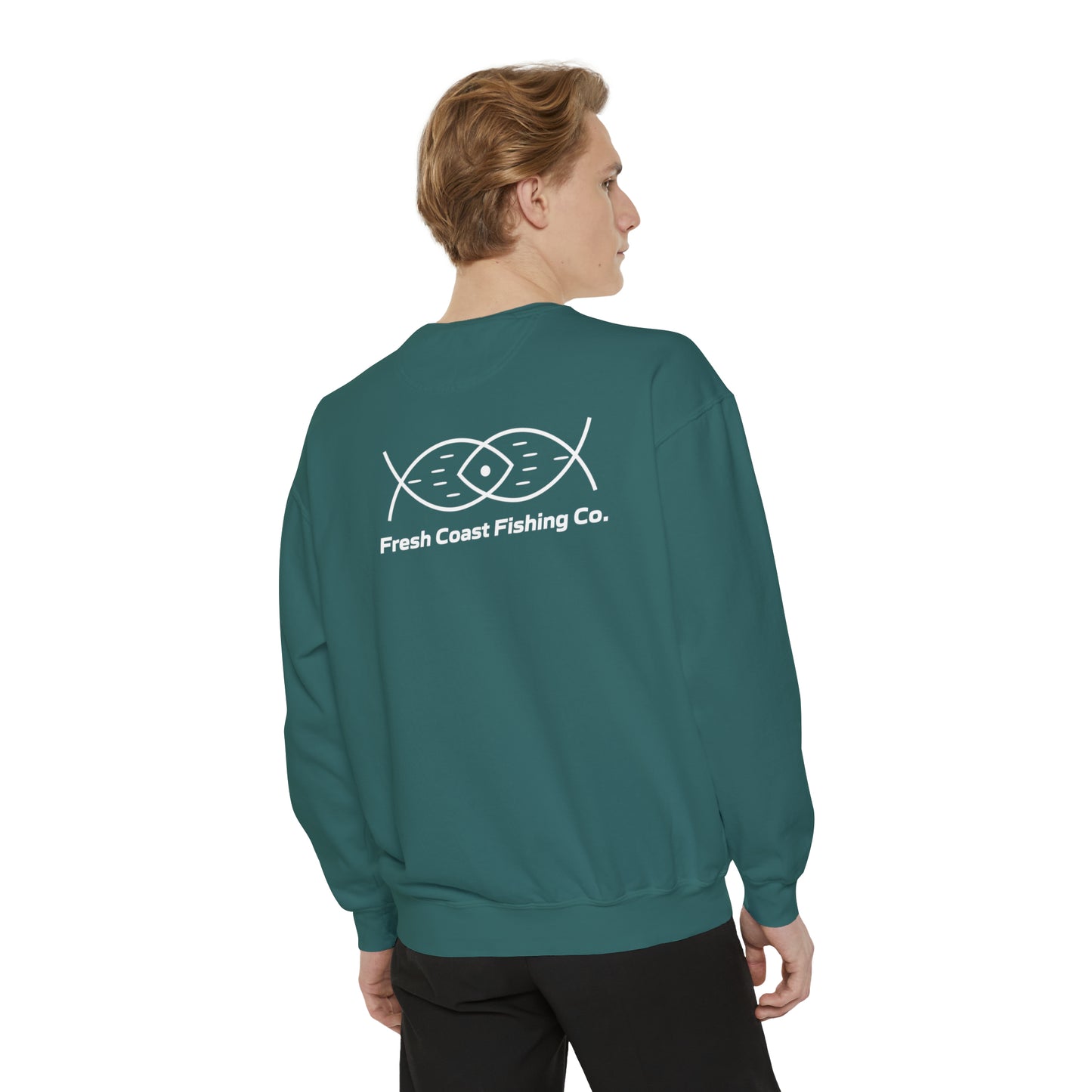 FCF Co. Hamlin Lake Fishing Club Unisex Garment-Dyed Sweatshirt