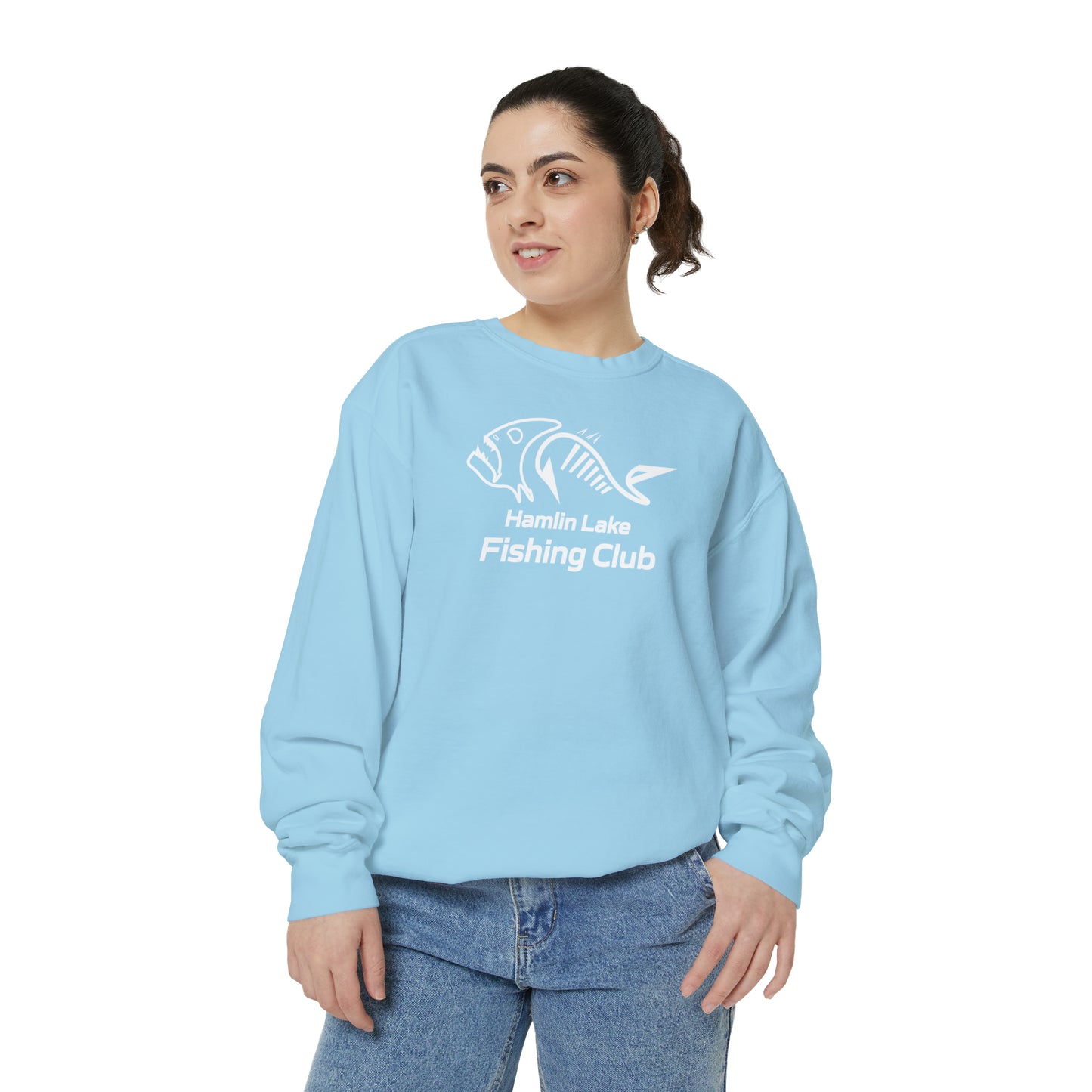 FCF Co. Hamlin Lake Fishing Club Unisex Garment-Dyed Sweatshirt