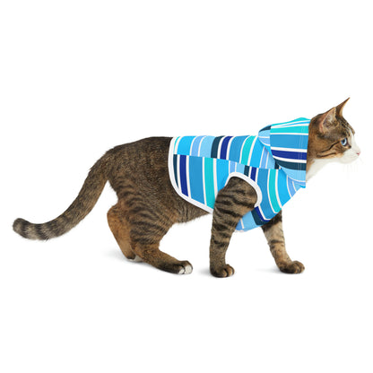 HLC Blue Stripes Pet Hoodie