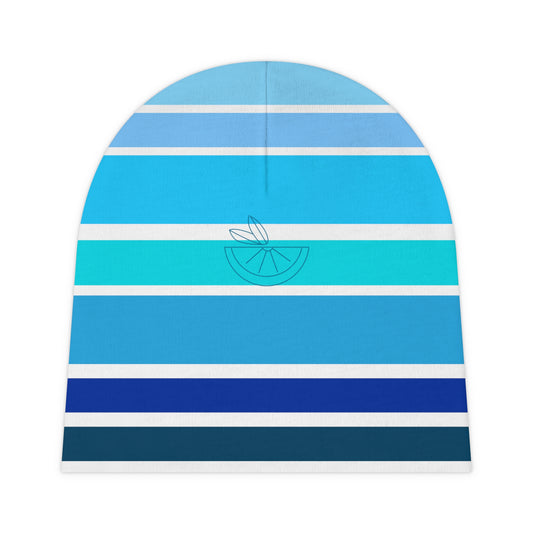 HLC  Blue Stripes Baby Beanie (AOP)