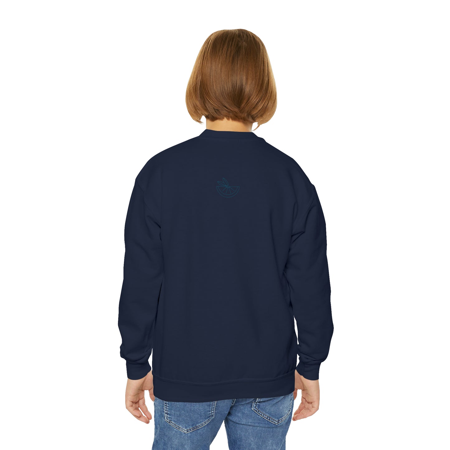 HLC Blue Stripes Youth Crewneck Sweatshirt