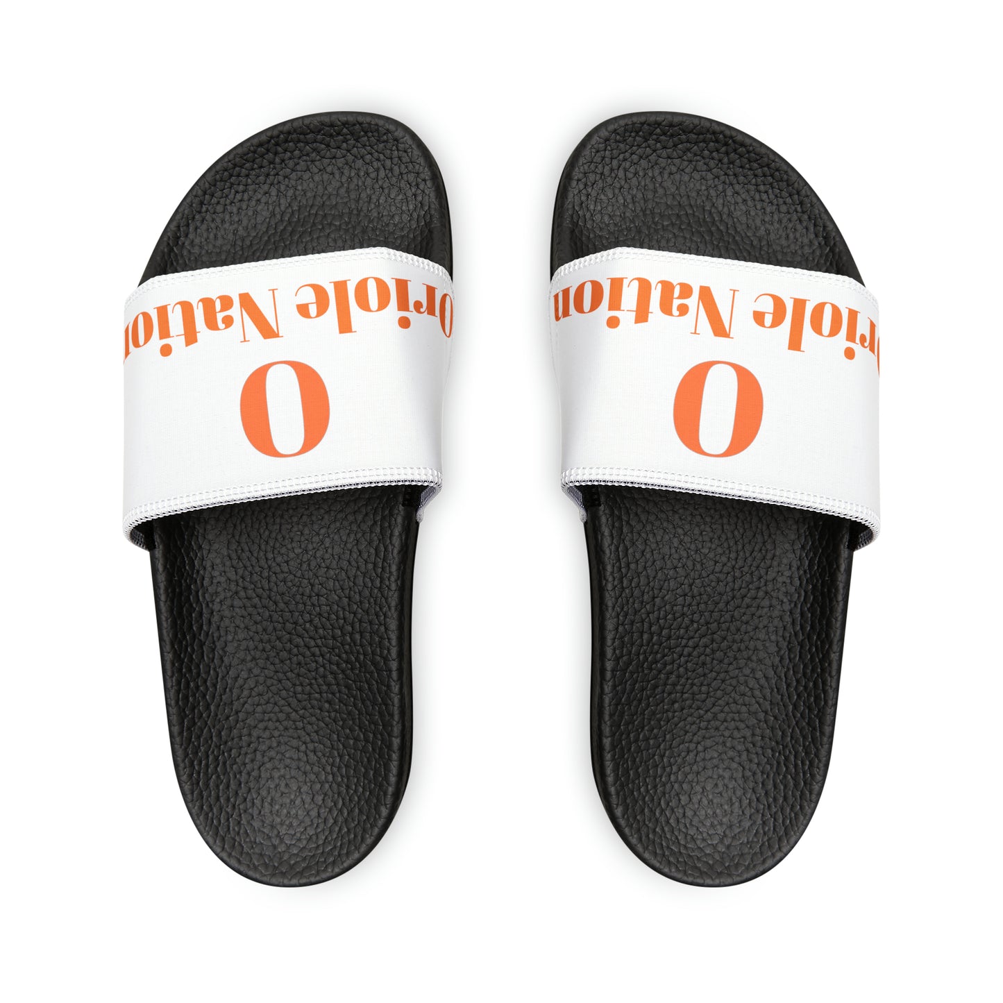 Orioles Fan Youth PU Slide Sandals