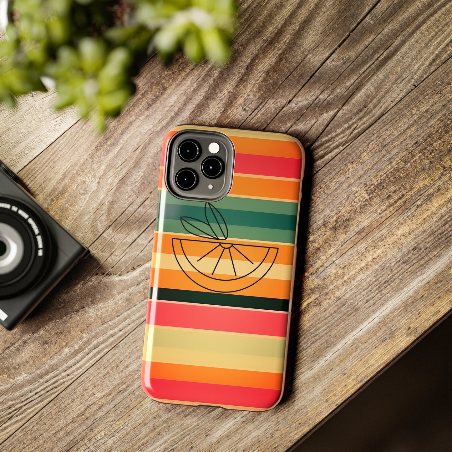 Vintage Stripes Tough Phone Cases