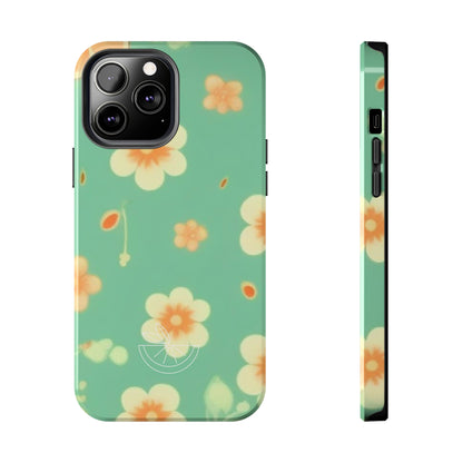 Vintage Coral flowers Tough Phone Cases