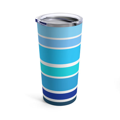 HLC Blue Stripes Tumbler 20oz