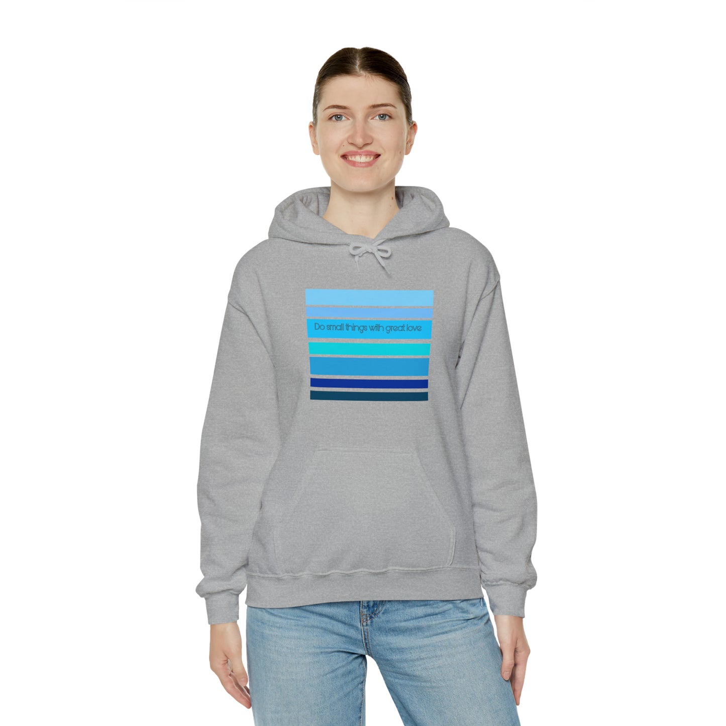 HLC Blue Stripes Unisex Heavy Blend™ Hooded Sweatshirt