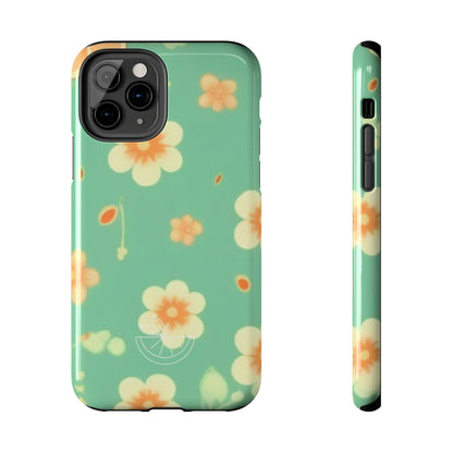 Vintage Coral flowers Tough Phone Cases