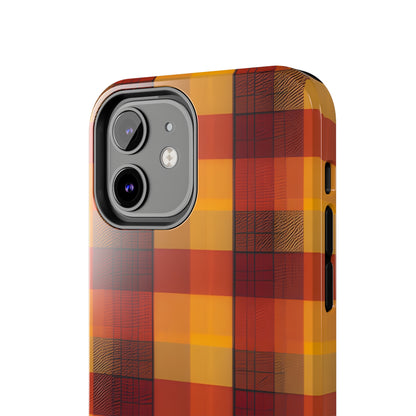 Vintage Fall Plaid HLC Tough Phone Cases