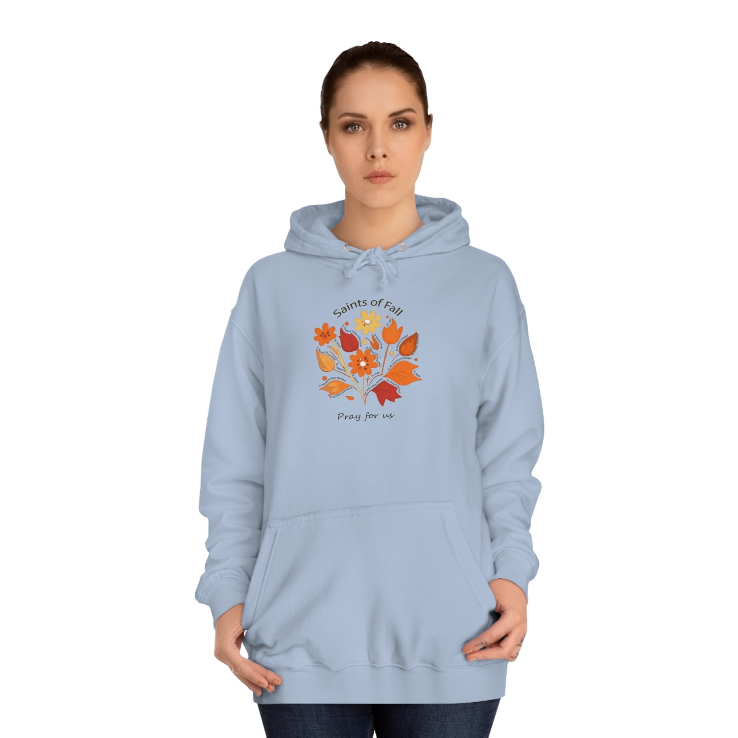 Saints of Fall  Unisex College Hoodie