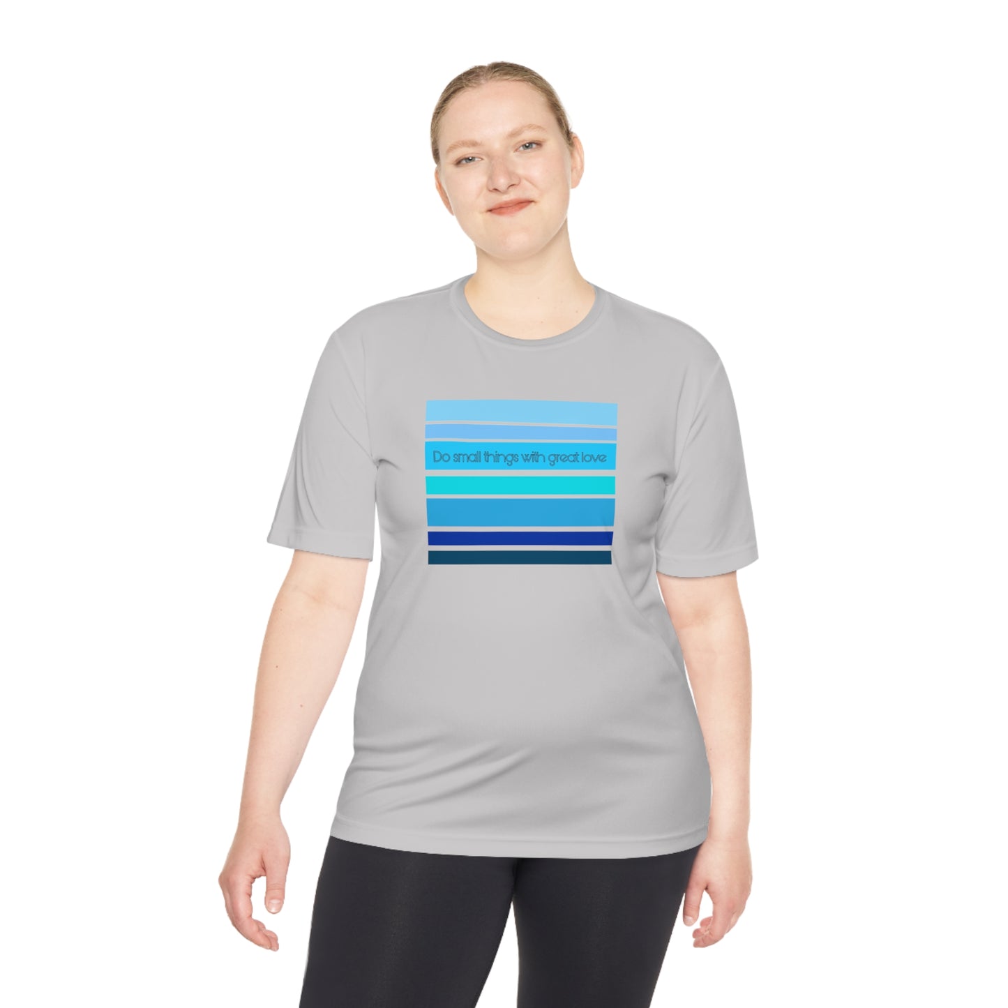 HLC Blue Stripes Unisex Moisture Wicking Tee