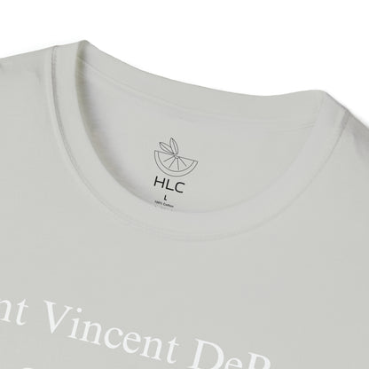 Saint Vincent DePaul Pray for Us Unisex Softstyle T-Shirt