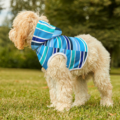 HLC Blue Stripes Pet Hoodie