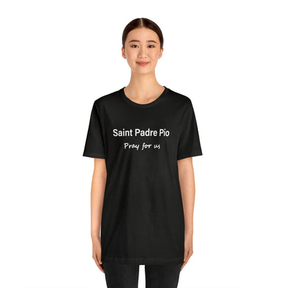 Saint Padre Pio Unisex Jersey Short Sleeve Tee