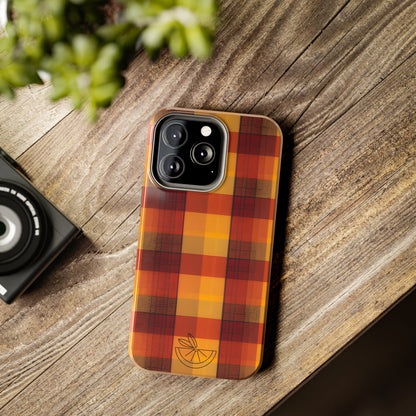 Vintage Fall Plaid HLC Tough Phone Cases