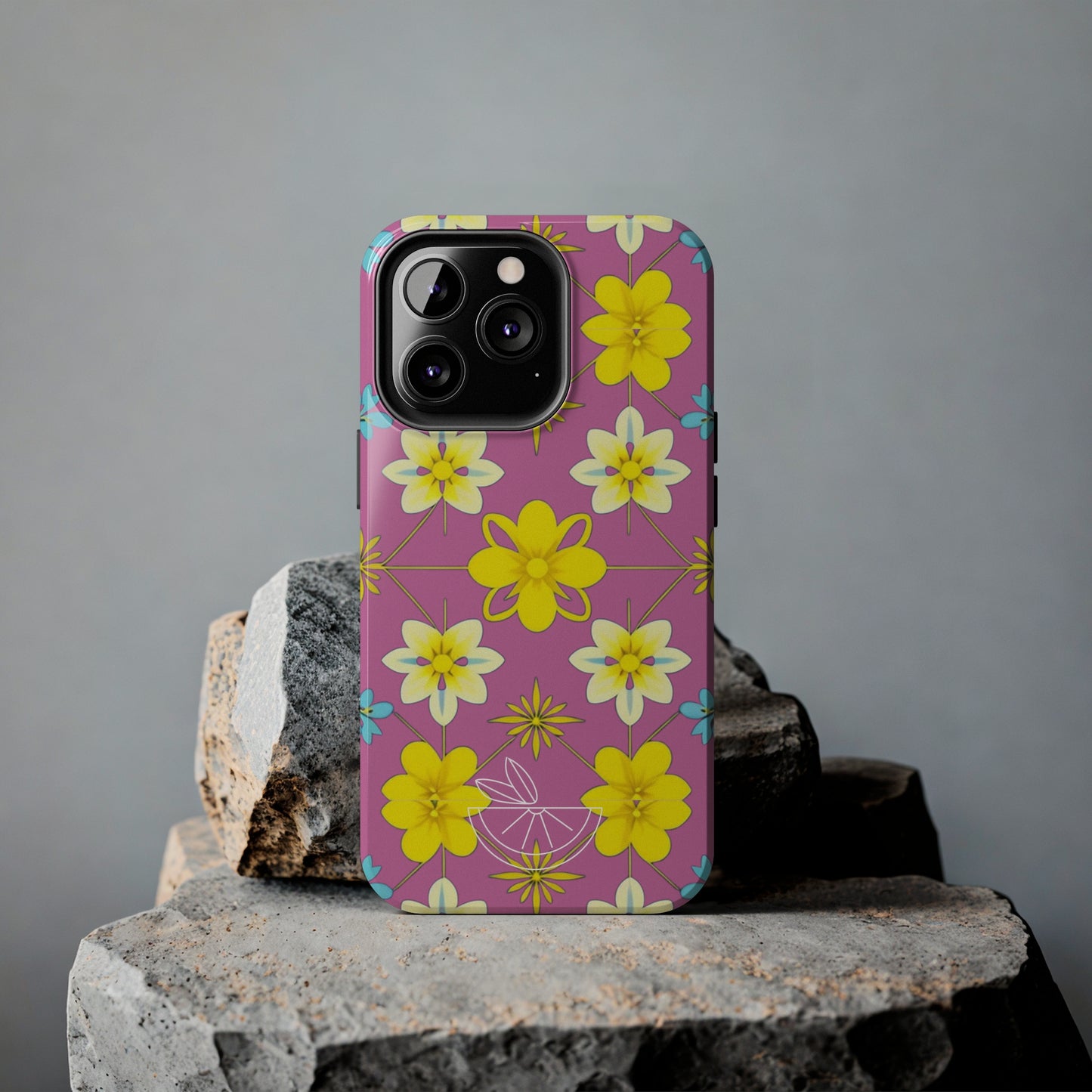 Vintage Yellow Flowers Tough Phone Cases