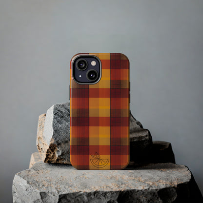 Vintage Fall Plaid HLC Tough Phone Cases