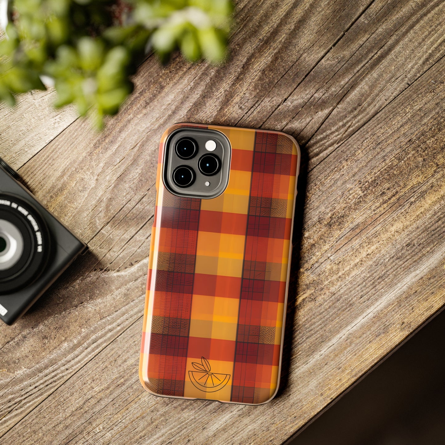 Vintage Fall Plaid HLC Tough Phone Cases