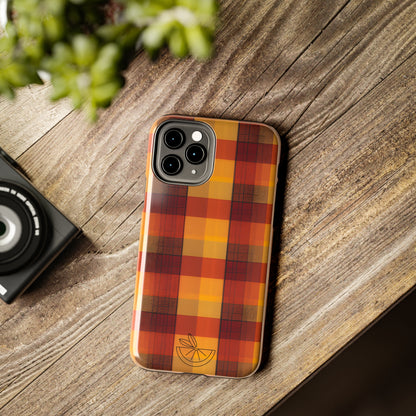 Vintage Fall Plaid HLC Tough Phone Cases