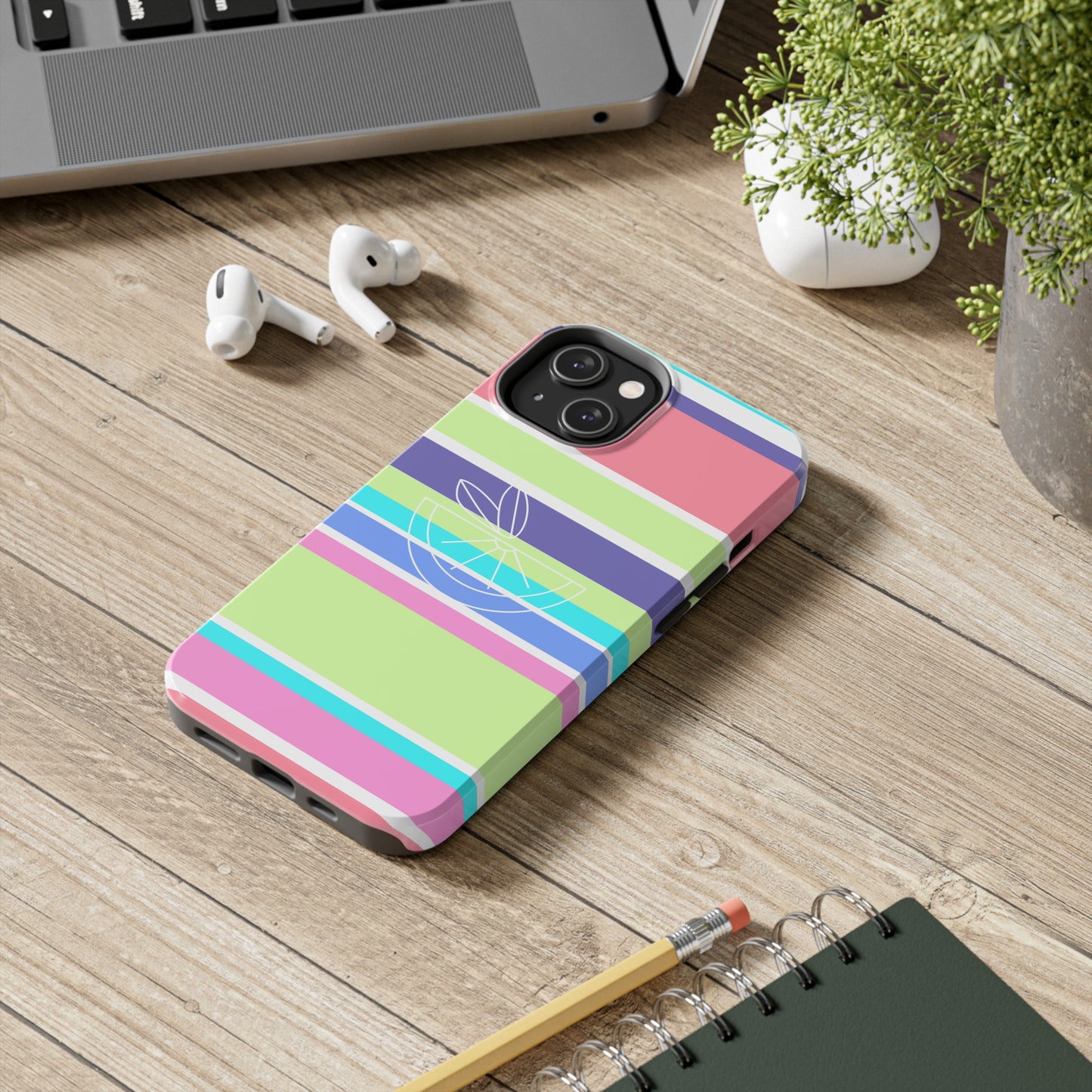 Beachy Stripes Tough Phone Cases