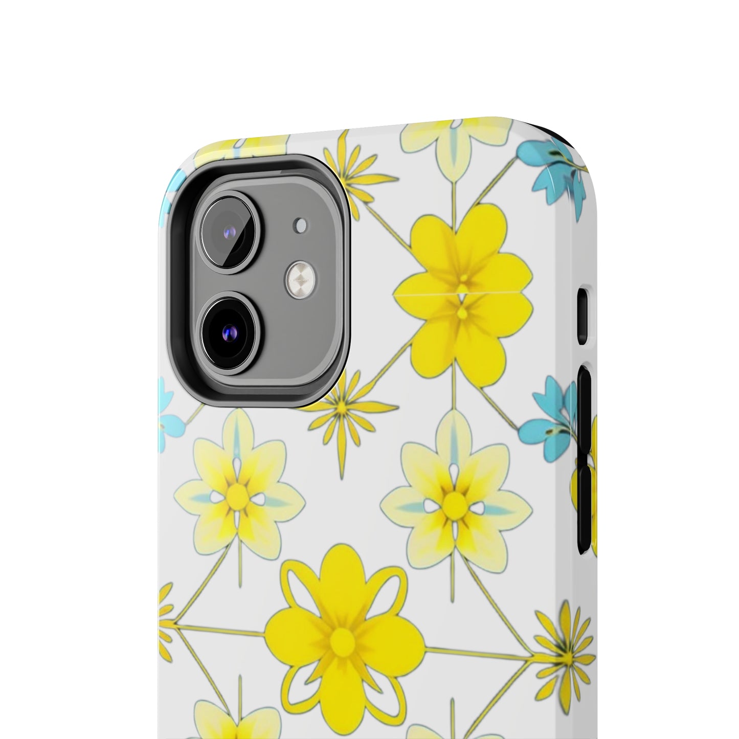 Vintage Yellow Flowers Tough Phone Cases