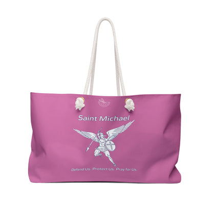 Archangel Saint Michael Art Pattern Weekender Bag