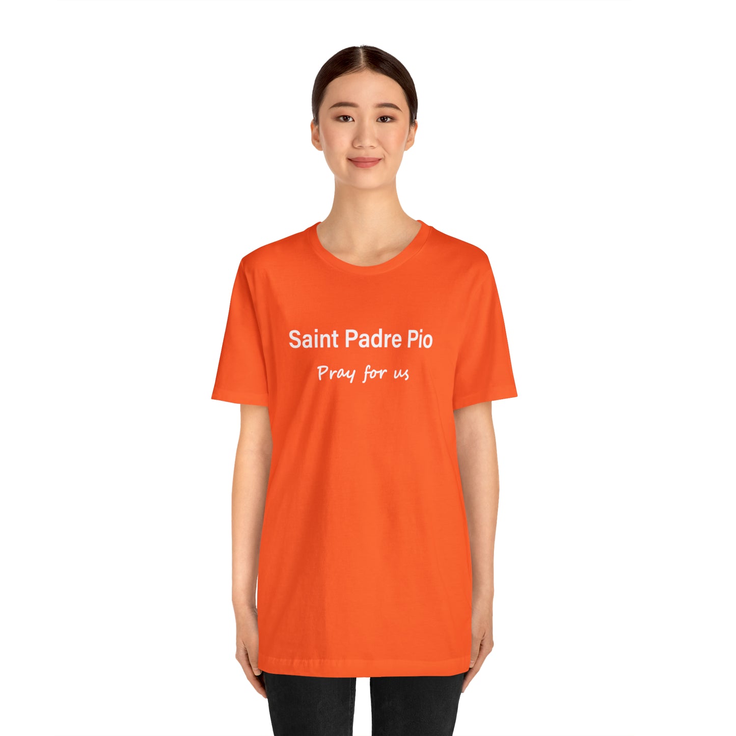 Saint Padre Pio Unisex Jersey Short Sleeve Tee