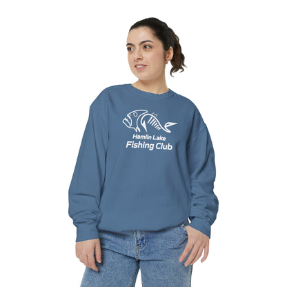 FCF Co. Hamlin Lake Fishing Club Unisex Garment-Dyed Sweatshirt