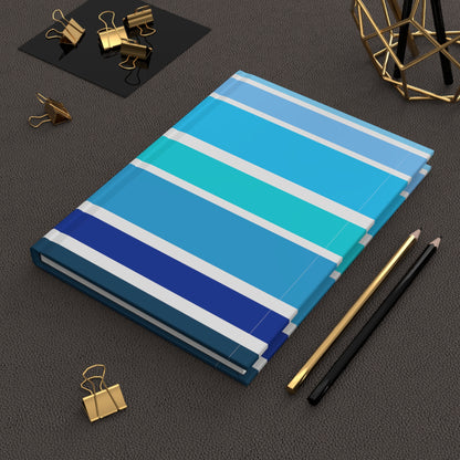 HLC Blue Stripes Hardcover Journal Matte