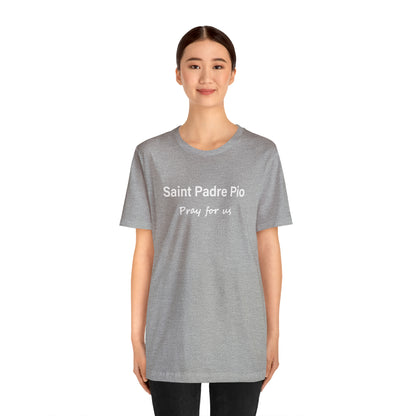 Saint Padre Pio Unisex Jersey Short Sleeve Tee