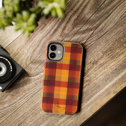 Vintage Fall Plaid HLC Tough Phone Cases