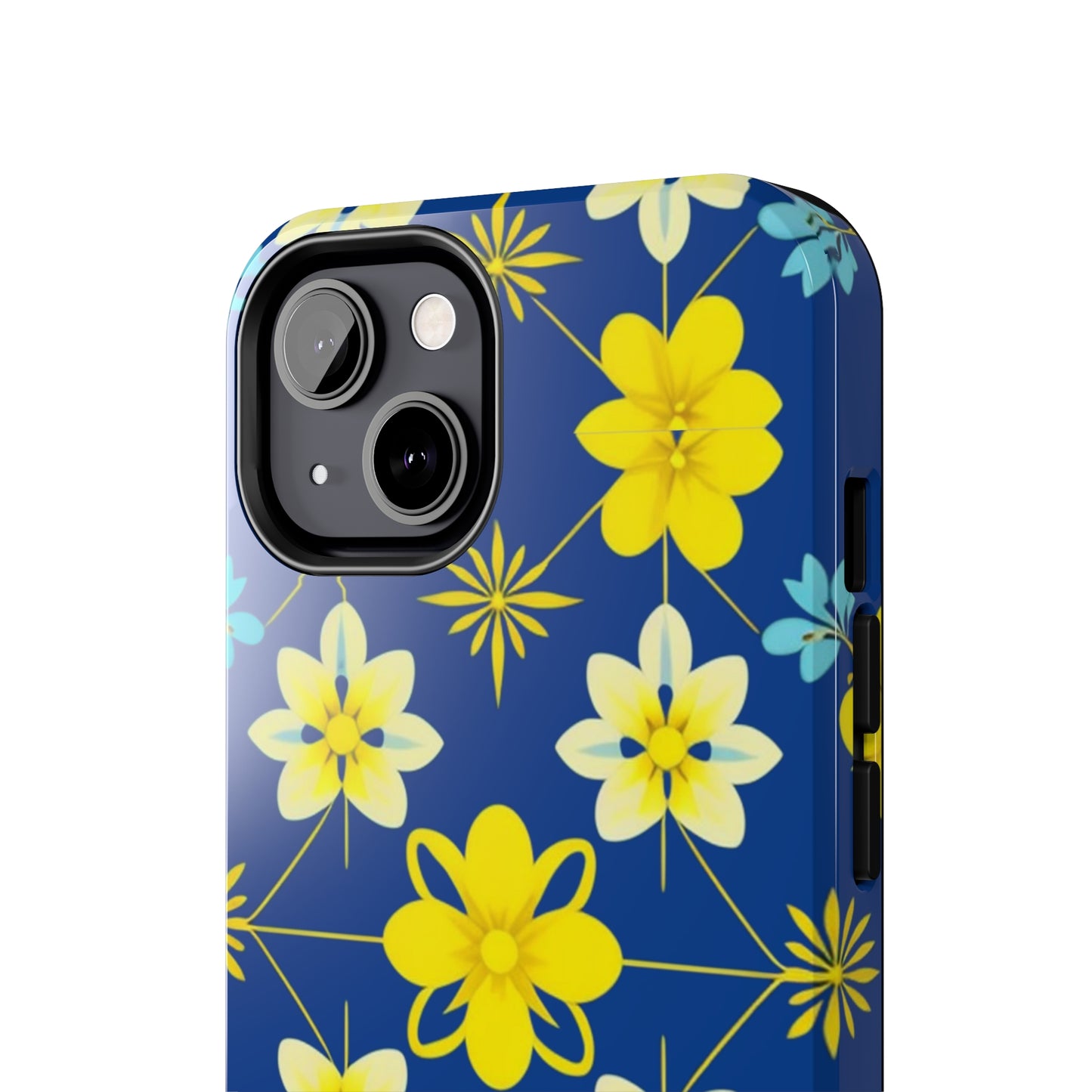 Vintage Yellow Flowers Tough Phone Cases