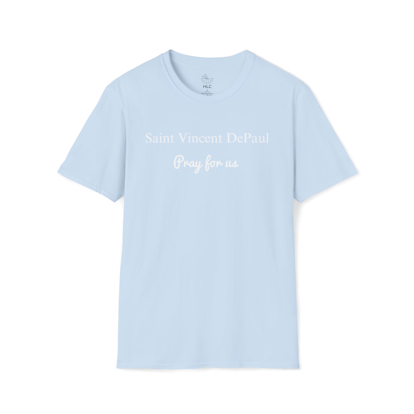 Saint Vincent DePaul Pray for Us Unisex Softstyle T-Shirt