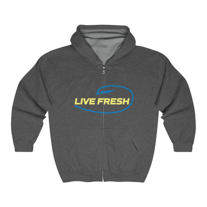 FCF Co. Live Fresh Unisex Heavy Blend™ Full Zip Hooded Sweatshirt