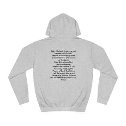 Archangel Saint Michael Wingman Unisex College Hoodie