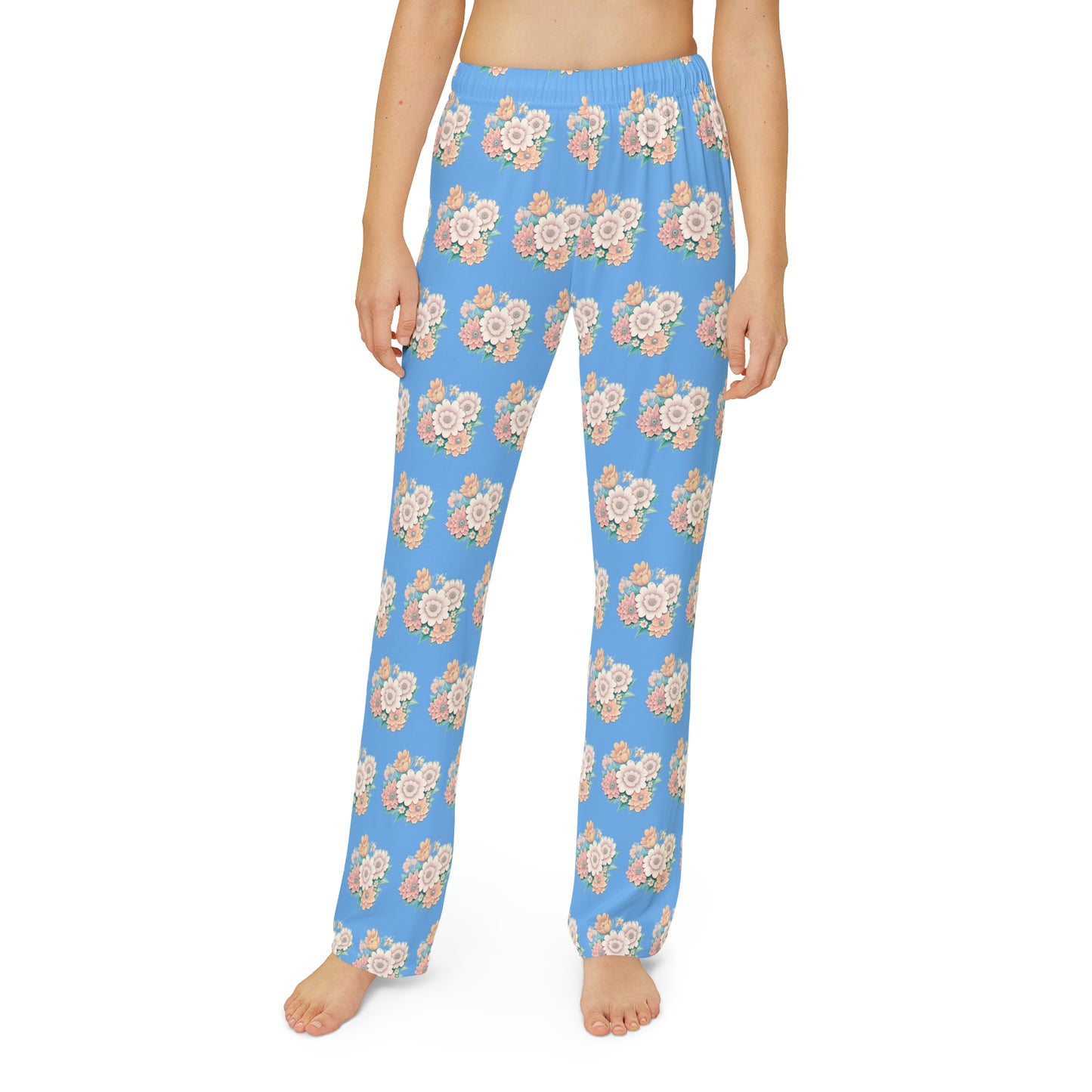 Hail Mary Flower Kids Pajama Pants (AOP)