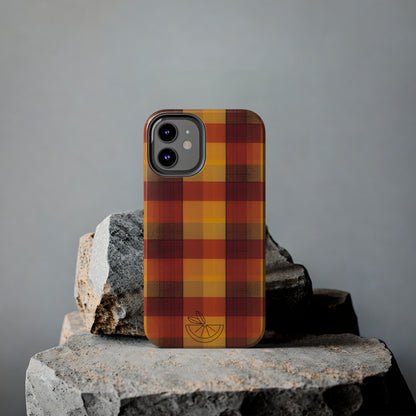 Vintage Fall Plaid HLC Tough Phone Cases