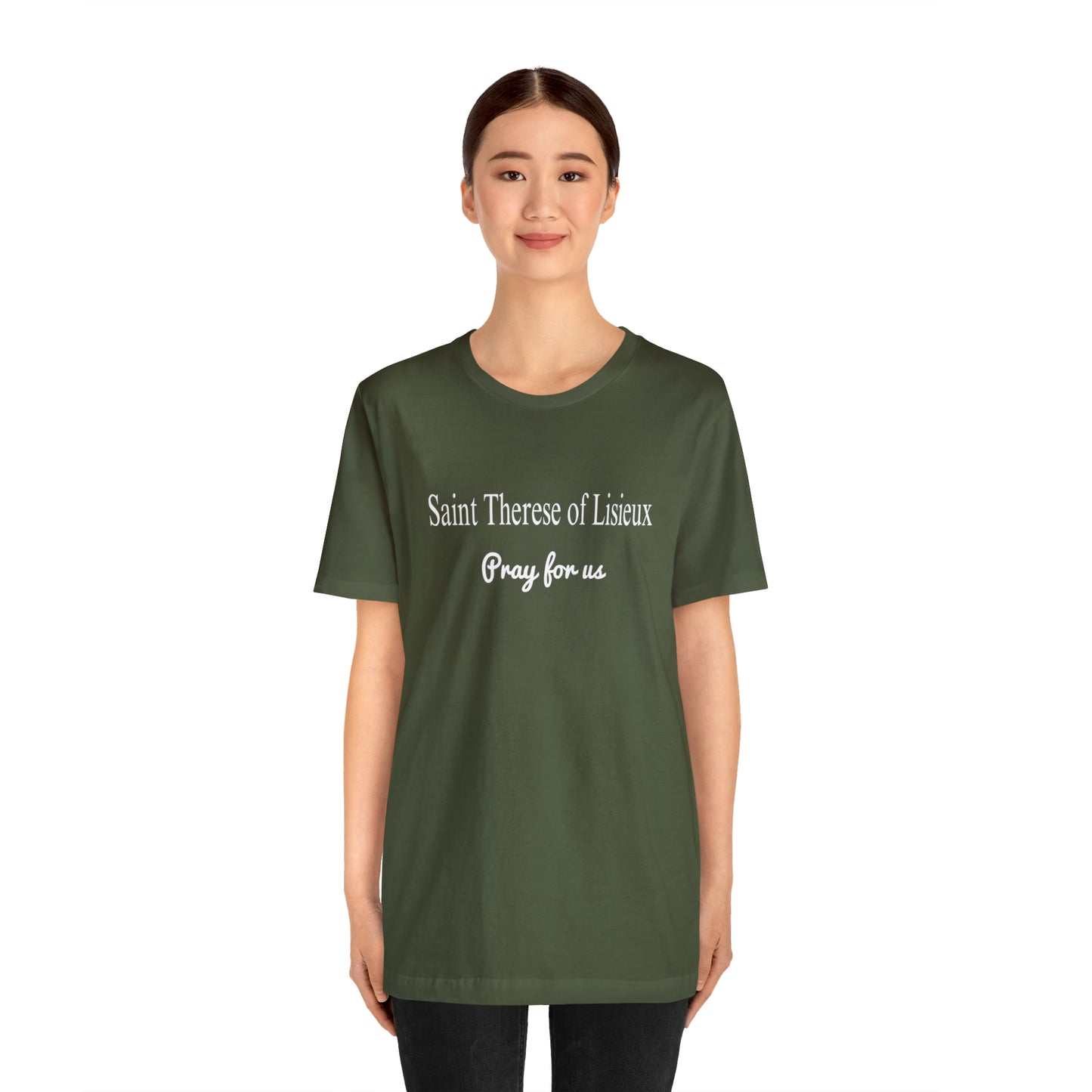 Saint Therese of Lisieux Unisex Jersey Short Sleeve Tee