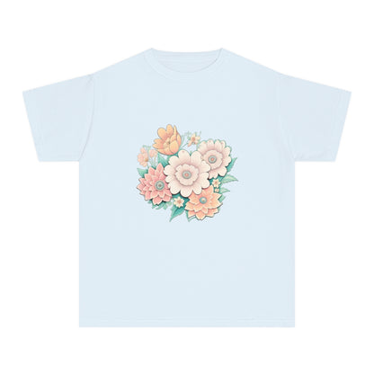 Hail Mary Prayer/Flowers Youth Midweight Tee