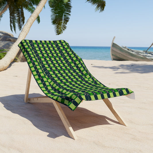 Irish Plaid Beach Towel