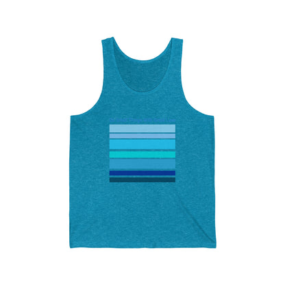 HLC Blue Stripes DSTWGL Unisex Jersey Tank