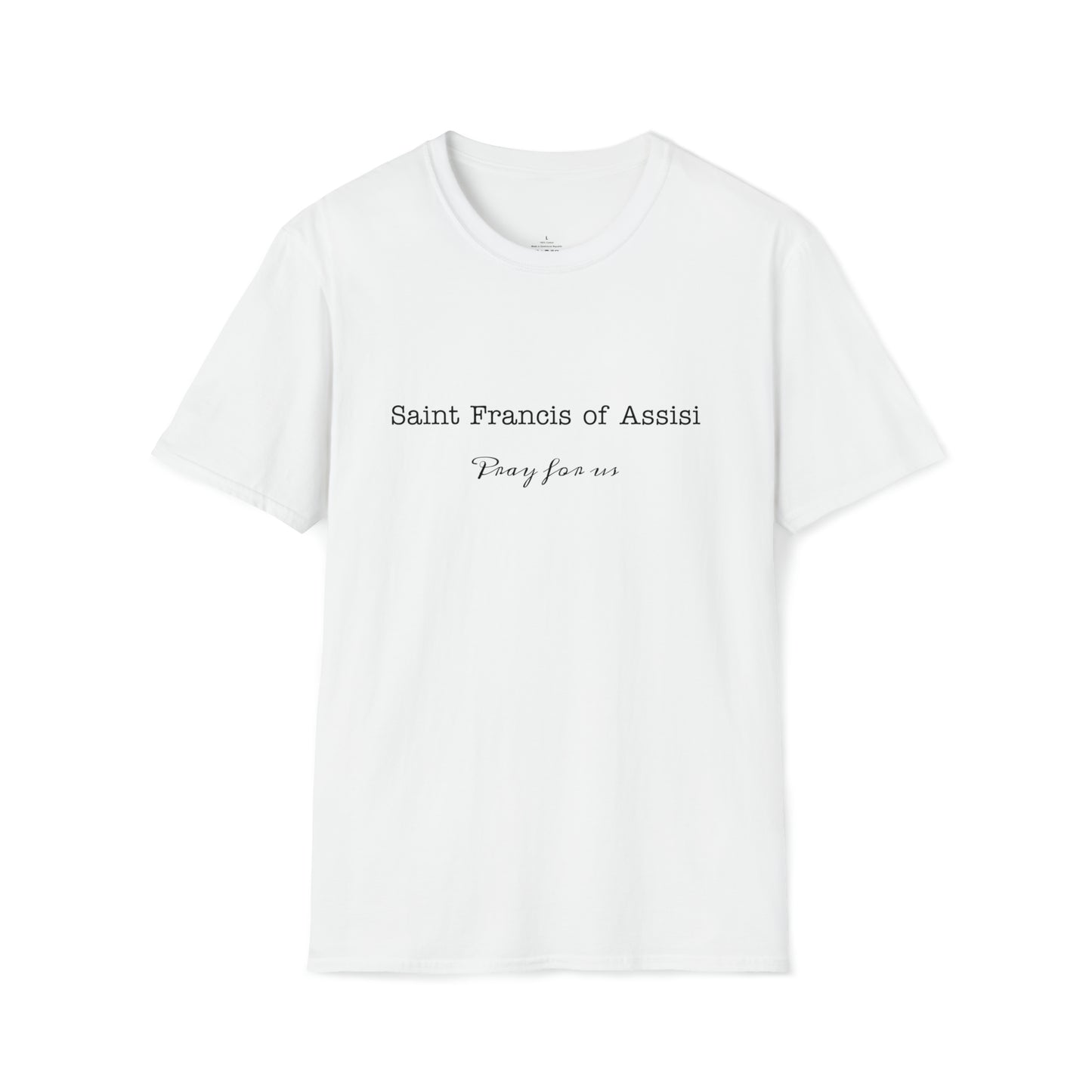 Saint Francis of Assisi Unisex Softstyle T-Shirt