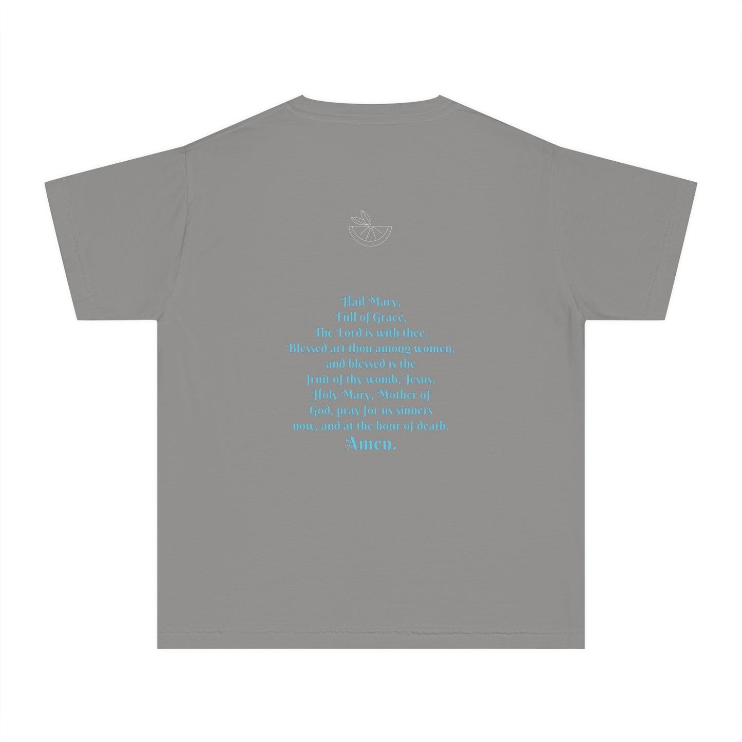 Hail Mary FoG w/prayer Youth Midweight Tee