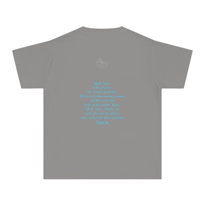 Hail Mary FoG w/prayer Youth Midweight Tee