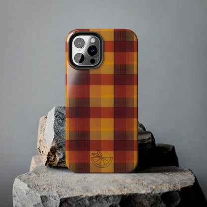 Vintage Fall Plaid HLC Tough Phone Cases