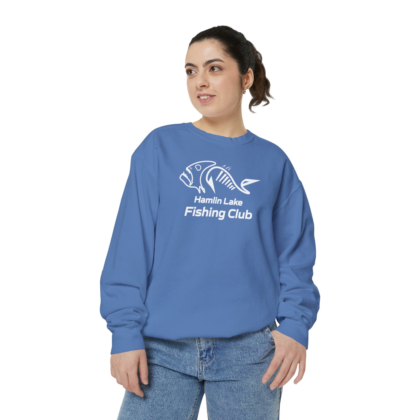 FCF Co. Hamlin Lake Fishing Club Unisex Garment-Dyed Sweatshirt