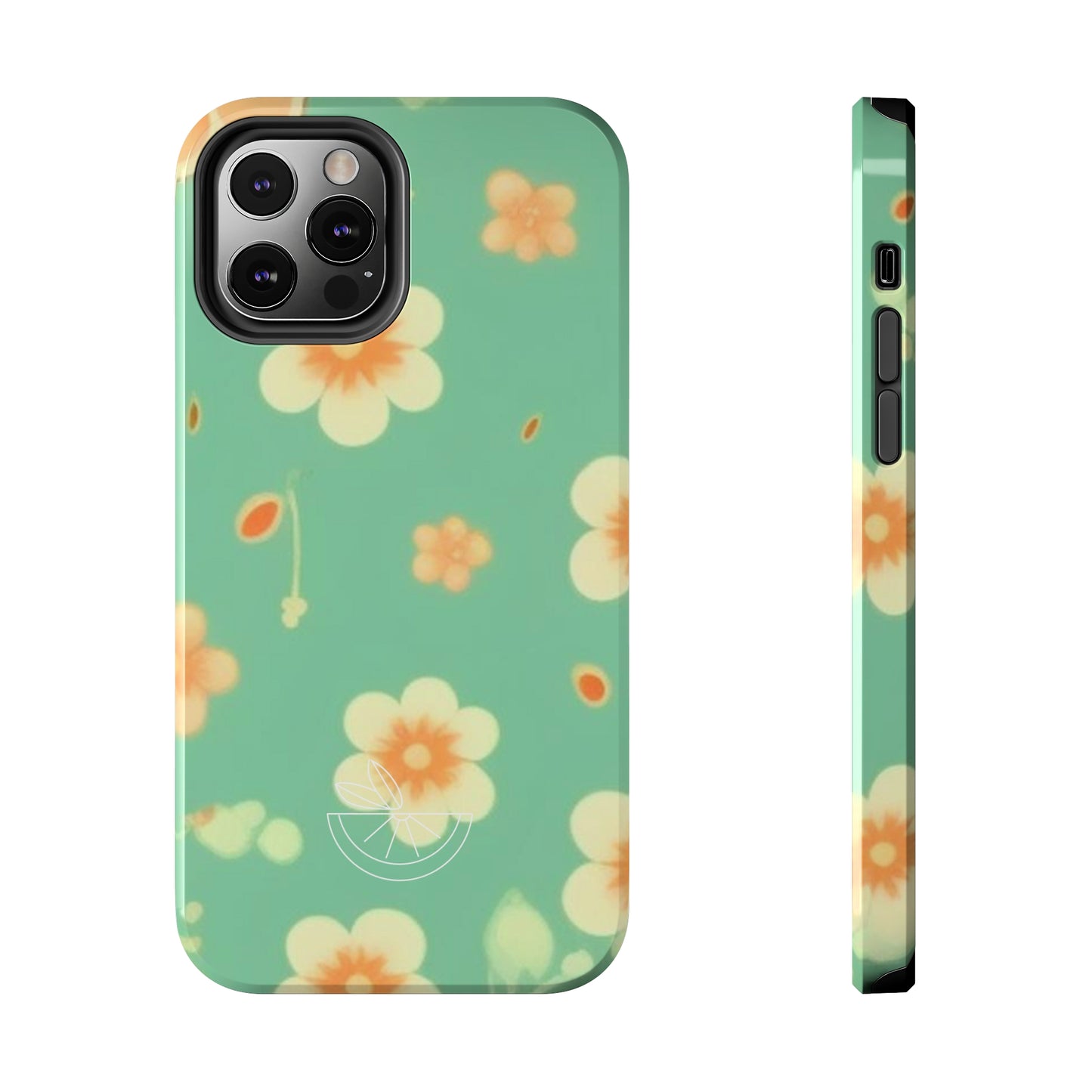 Vintage Coral flowers Tough Phone Cases